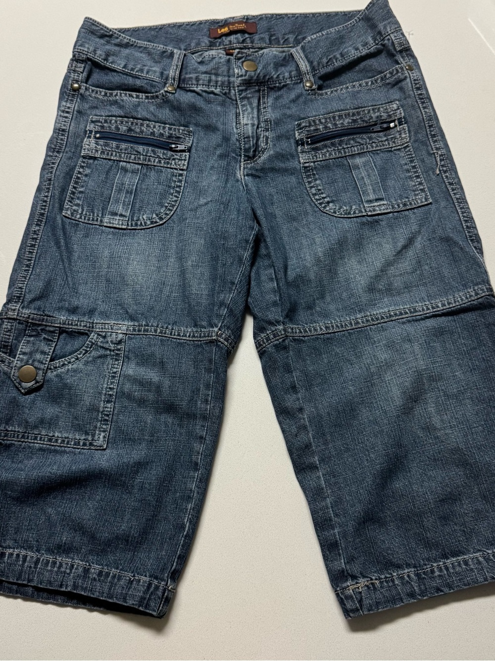 Lee denim cargo capri pants - Size: 4P